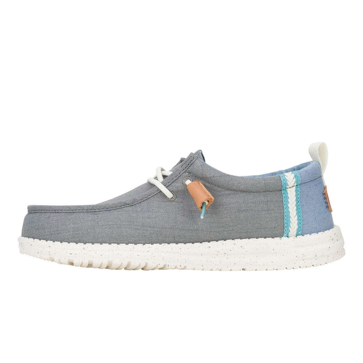 Wally Summer Linen Herren - Monument Grey/Faded Denim