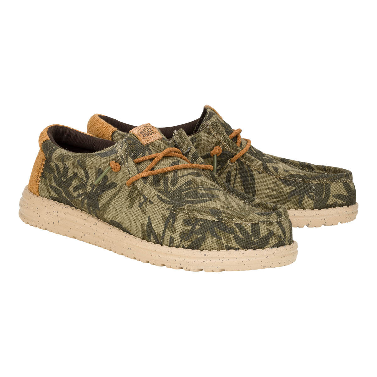 Wally Palm Jute Herren - Burnt Olive/Ginger Brown