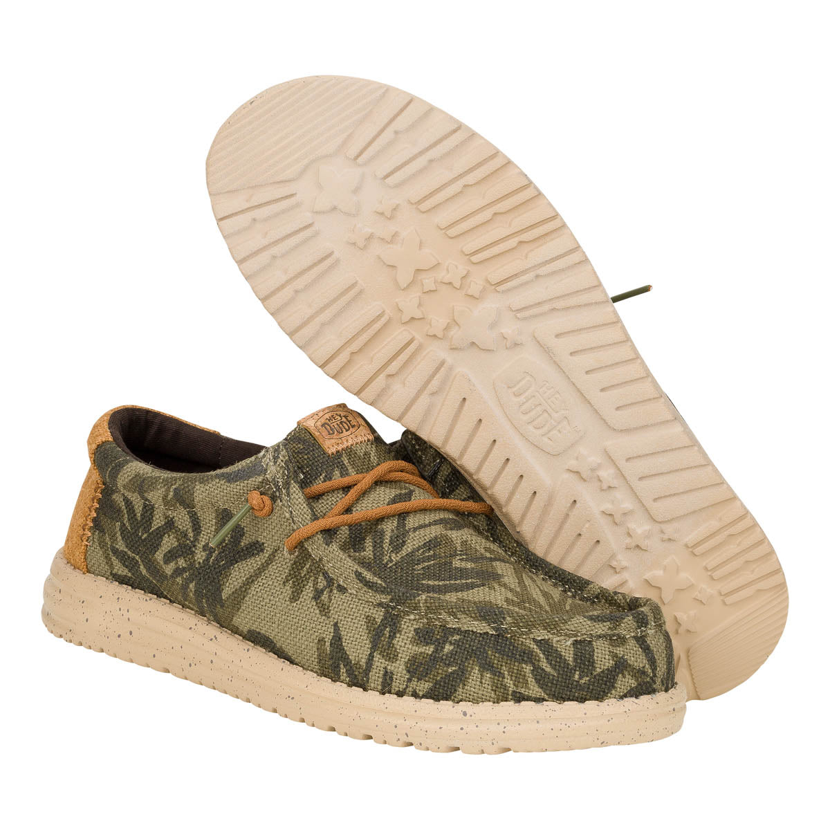 Wally Palm Jute Herren - Burnt Olive/Ginger Brown