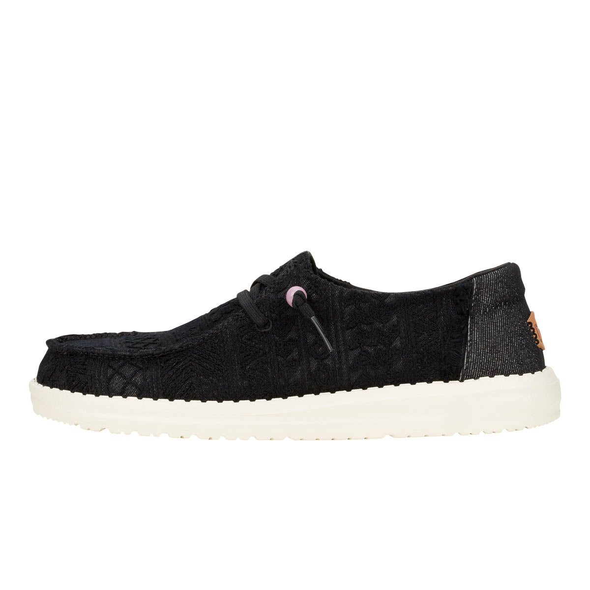 Wendy Crochet Lace Damen - Black