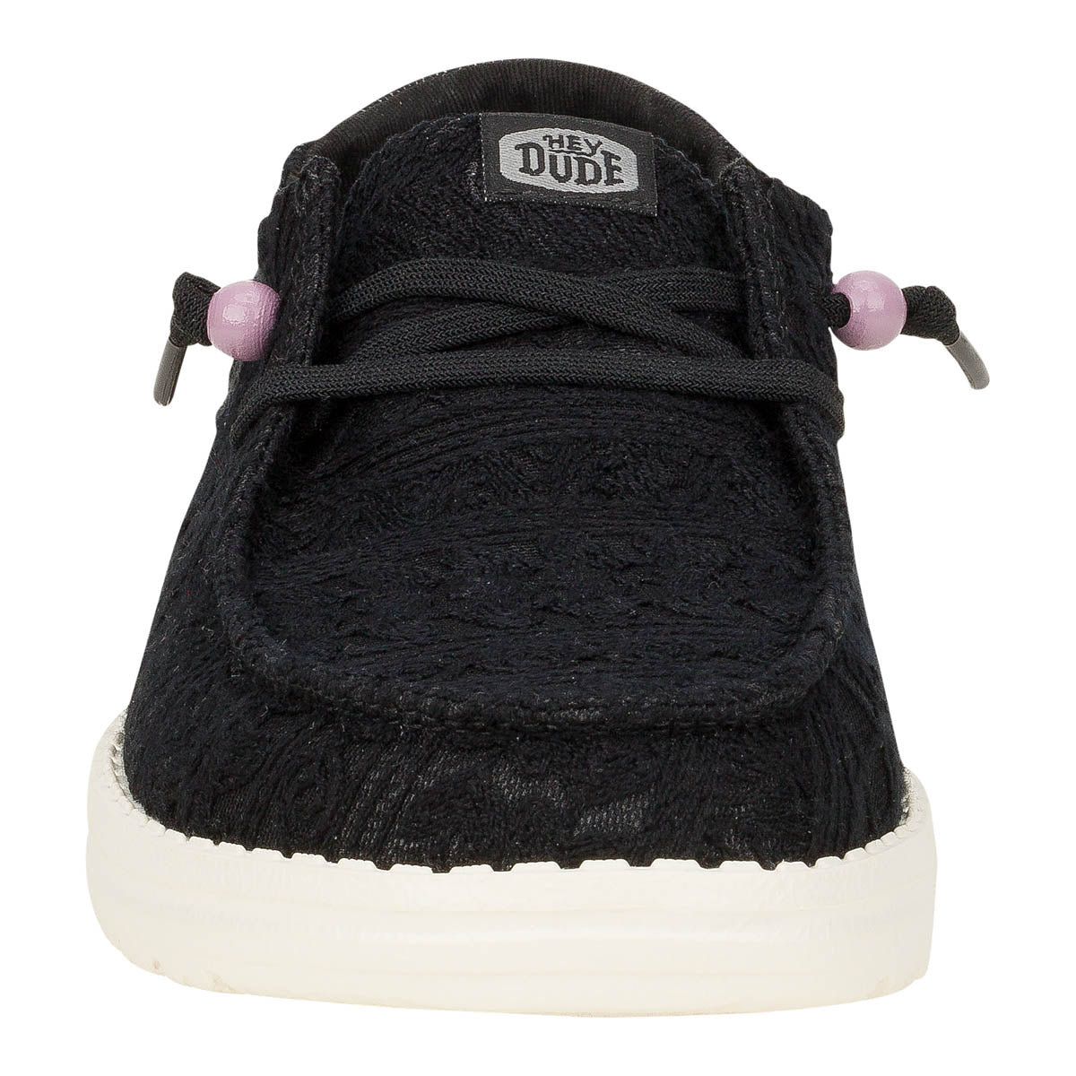 Wendy Crochet Lace Damen - Black
