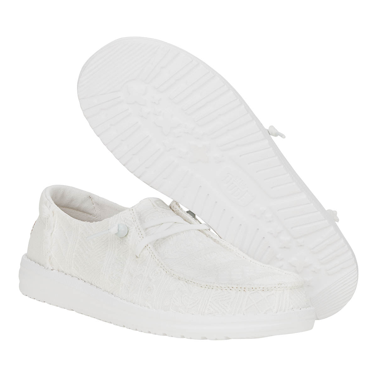 Wendy Crochet Lace Damen - White