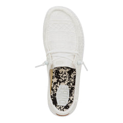 Wendy Crochet Lace Damen - White