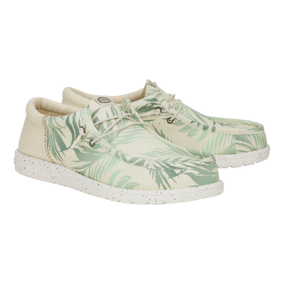 Wally Funk Psych Palm Herren - Light Grey/Celadon Green