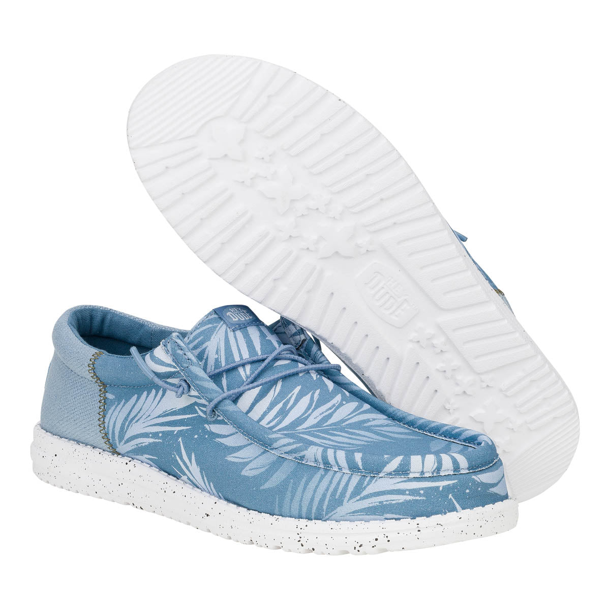 Wally Funk Psych Palm Herren - Faded Denim