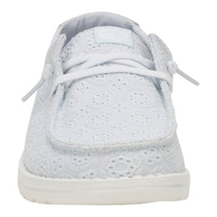 Wendy Eyelet Lace Damen - Ancient Blue