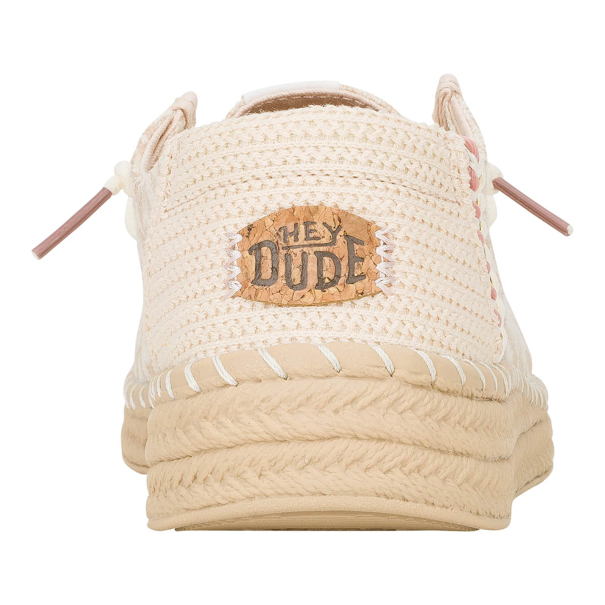 Wendy Espadrille Retro Palm Damen - Pale Pink/White