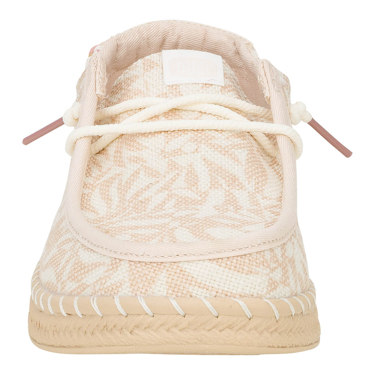 Wendy Espadrille Retro Palm Damen - Pale Pink/White