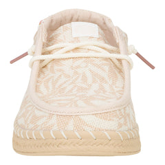 Wendy Espadrille Retro Palm Damen - Pale Pink/White