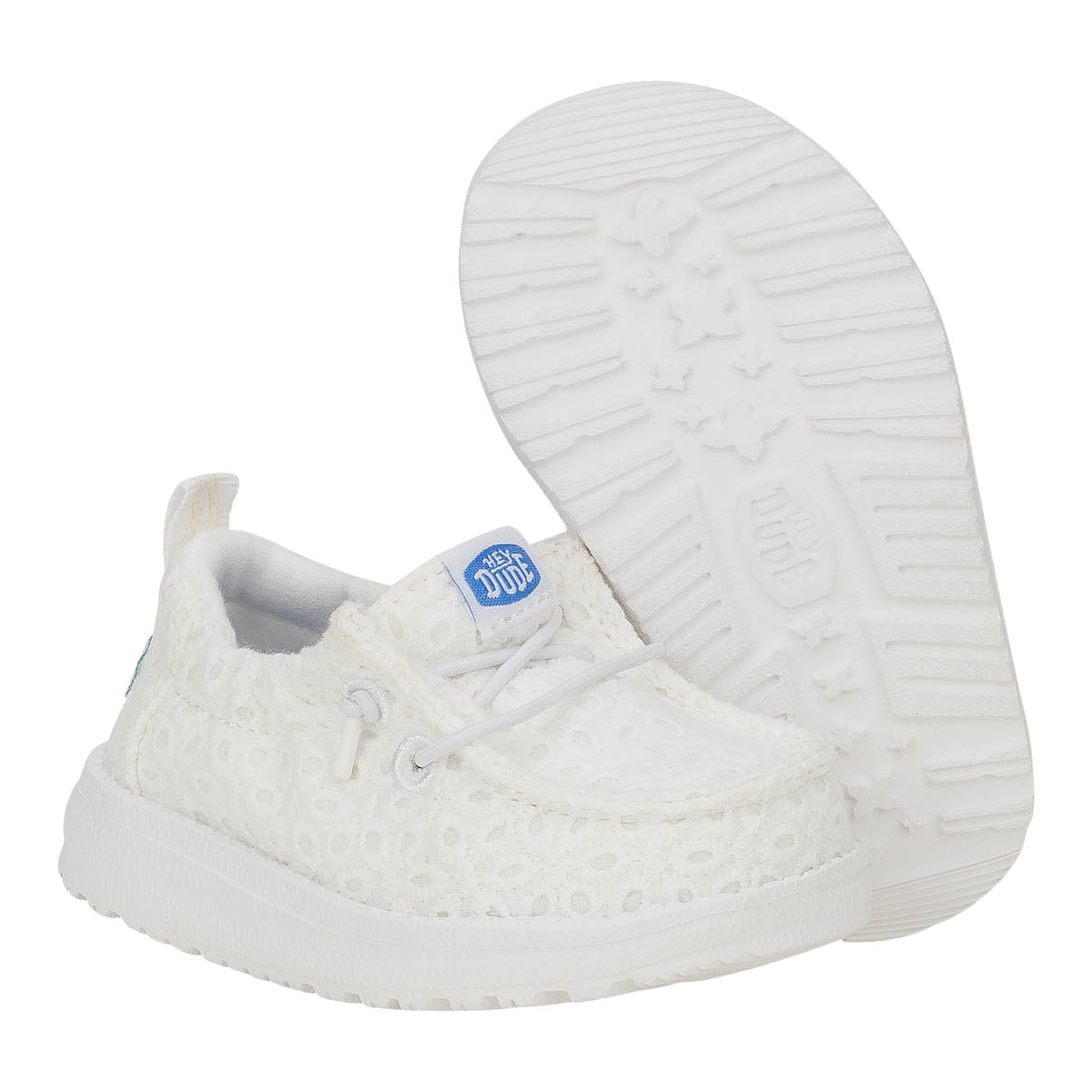 LILDUDES Slip On Prints Kinder - White