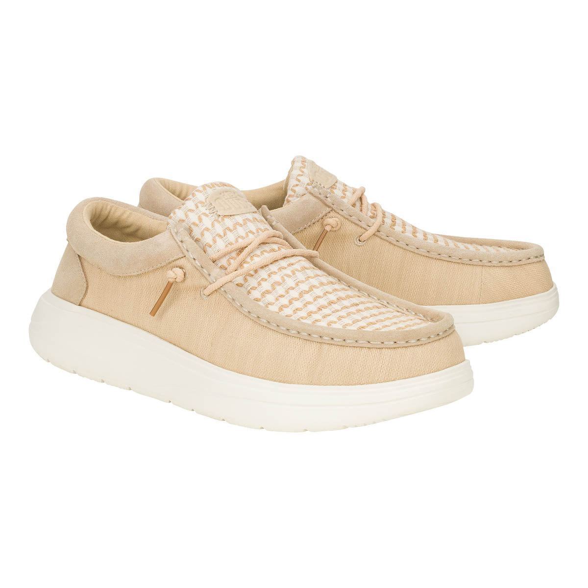 Wally COMF Woven Herren - Irish Cream/Multi