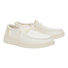Wendy Espadrille Woven Damen - White