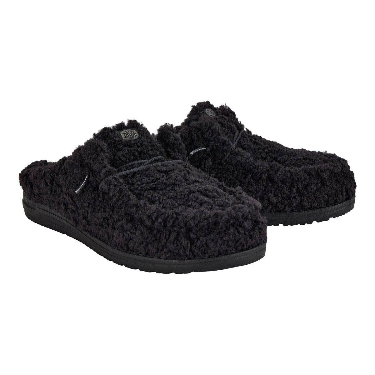 Wally Slipper Herren - Black/Black
