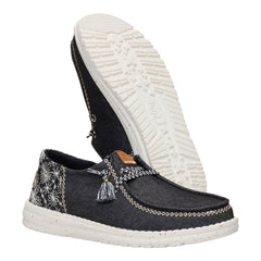 Wendy Funk Embroidered Floral Damen - Black