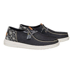 Wendy Funk Embroidered Floral Damen - Black