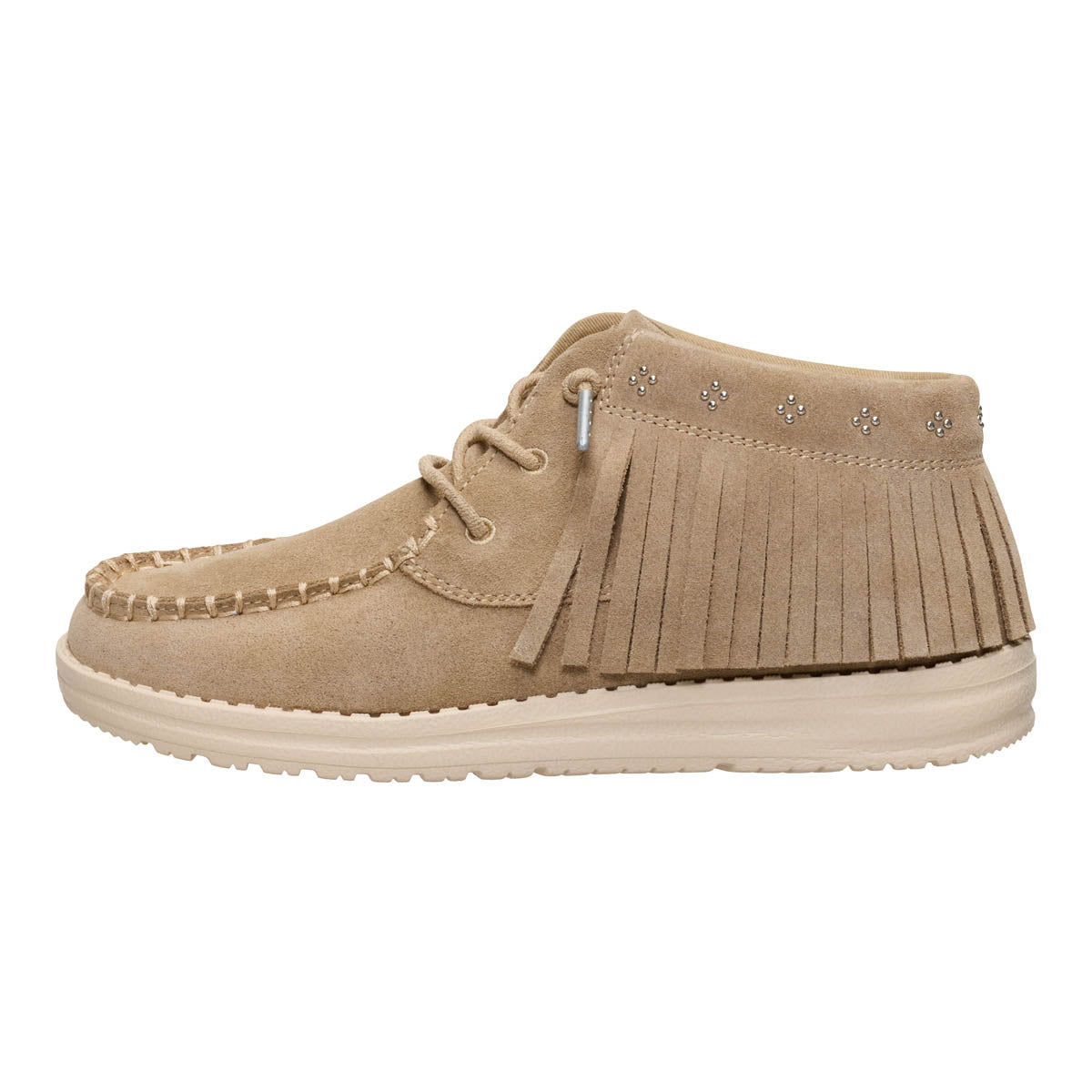 Wendy Mid Fringe Cowgirl Suede Damen - Tan