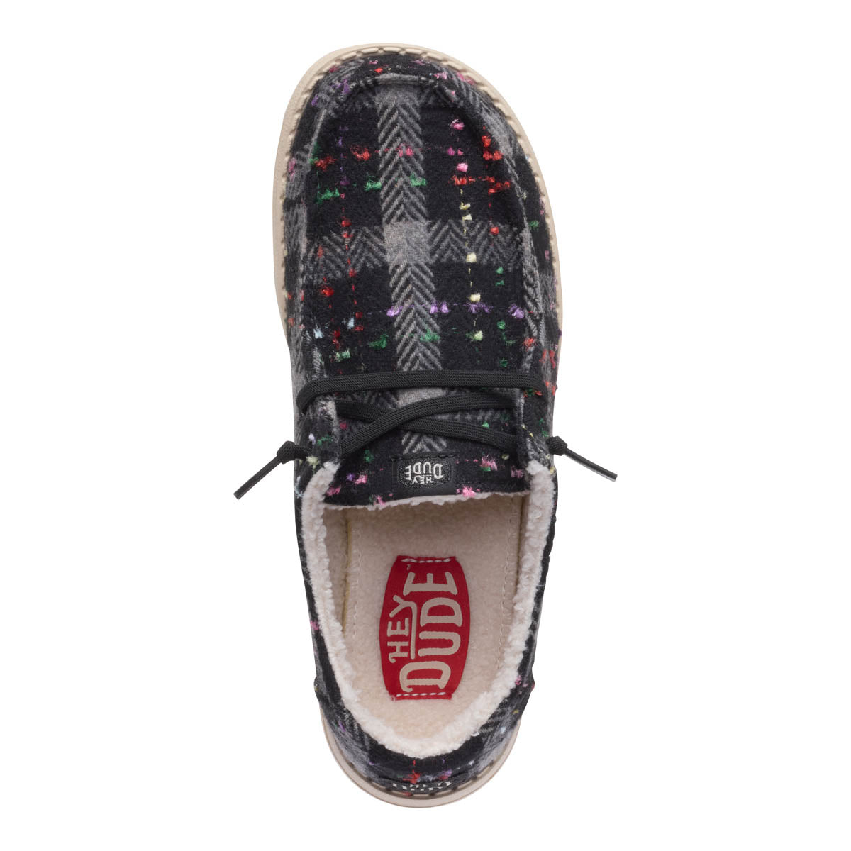 Wendy Confetti Plaid Cozy Damen - Black/Multi