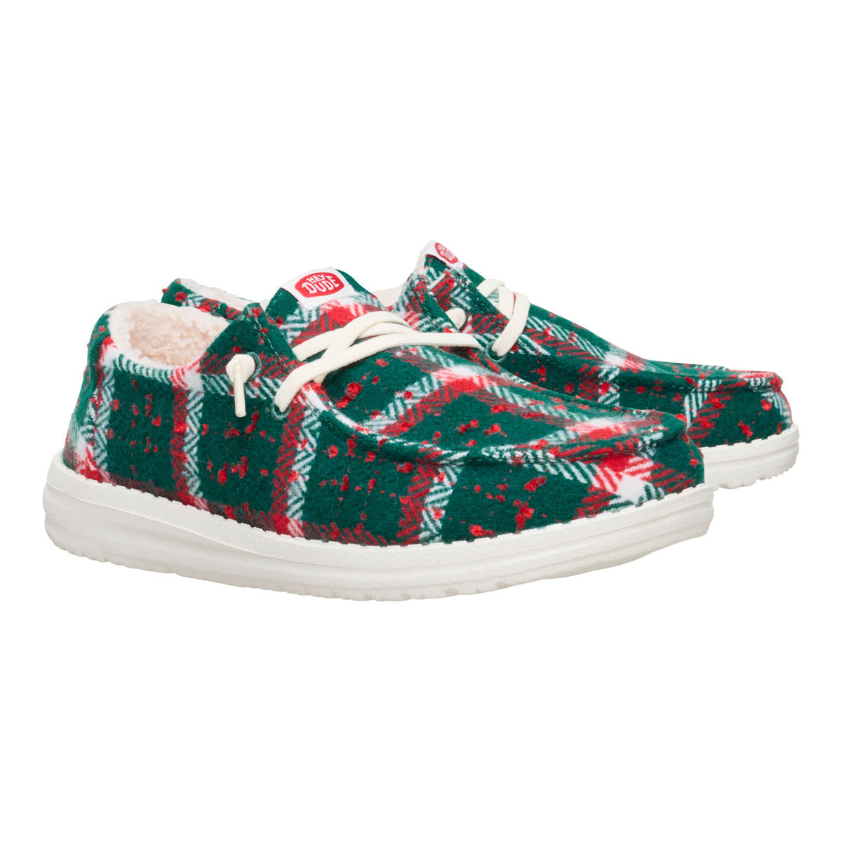 Wendy Confetti Plaid Cozy Damen - Red/Green/Multi