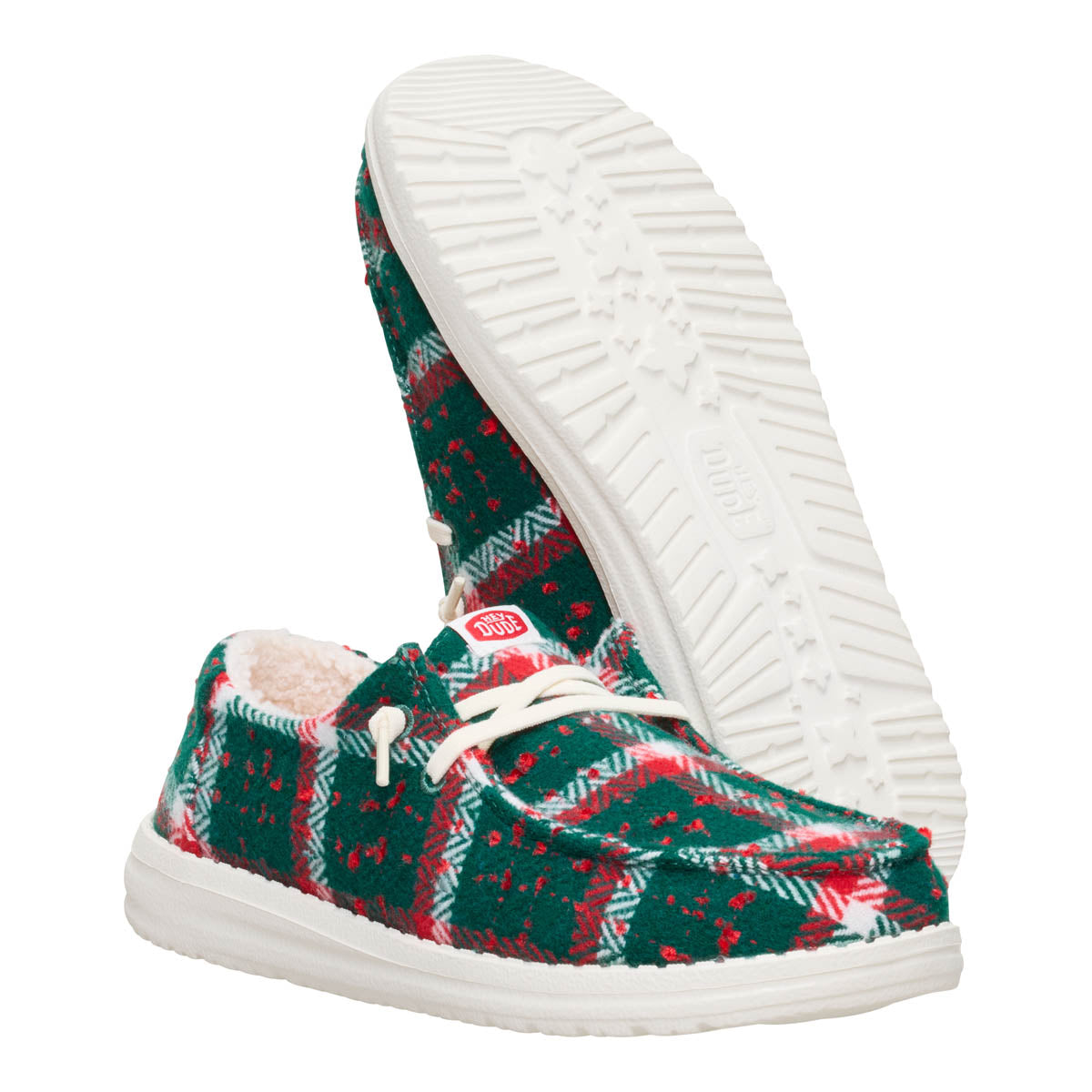 Wendy Confetti Plaid Cozy Damen - Red/Green/Multi