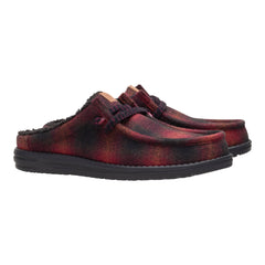 Wally Slip Cozy Plaid Herren - Red Plaid/Black
