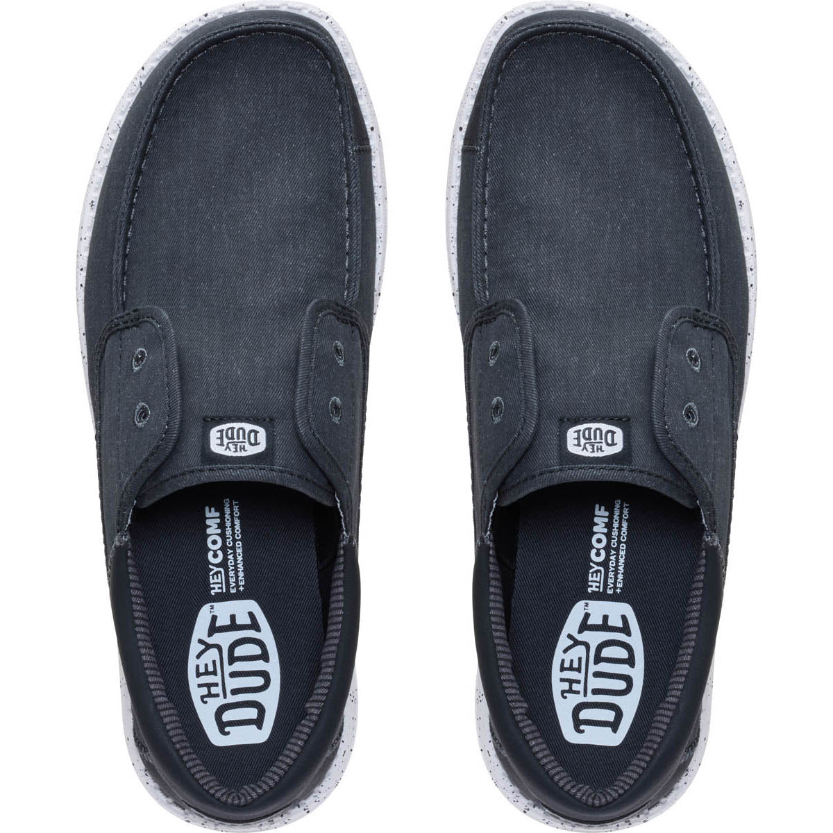 Wally Cru Stretch Canvas Herren - Black/White