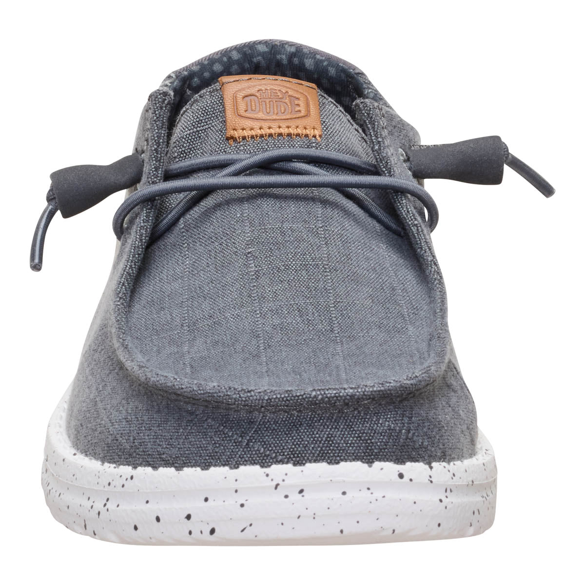 Wendy Chambray Grid Damen - Charcoal