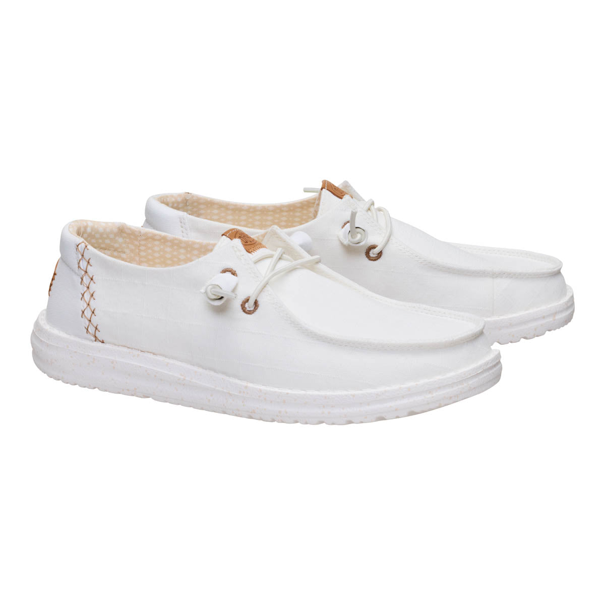 Wendy Chambray Grid Damen - Snow White