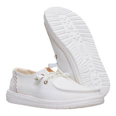Wendy Chambray Grid Damen - Snow White