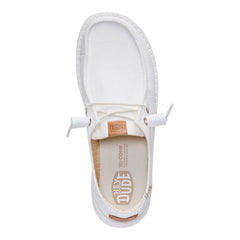 Wendy Chambray Grid Damen - Snow White