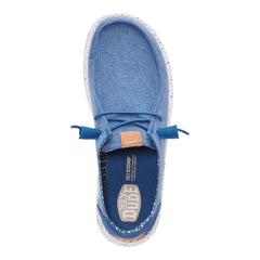 Wendy Chambray Grid Damen - Ensign Blue