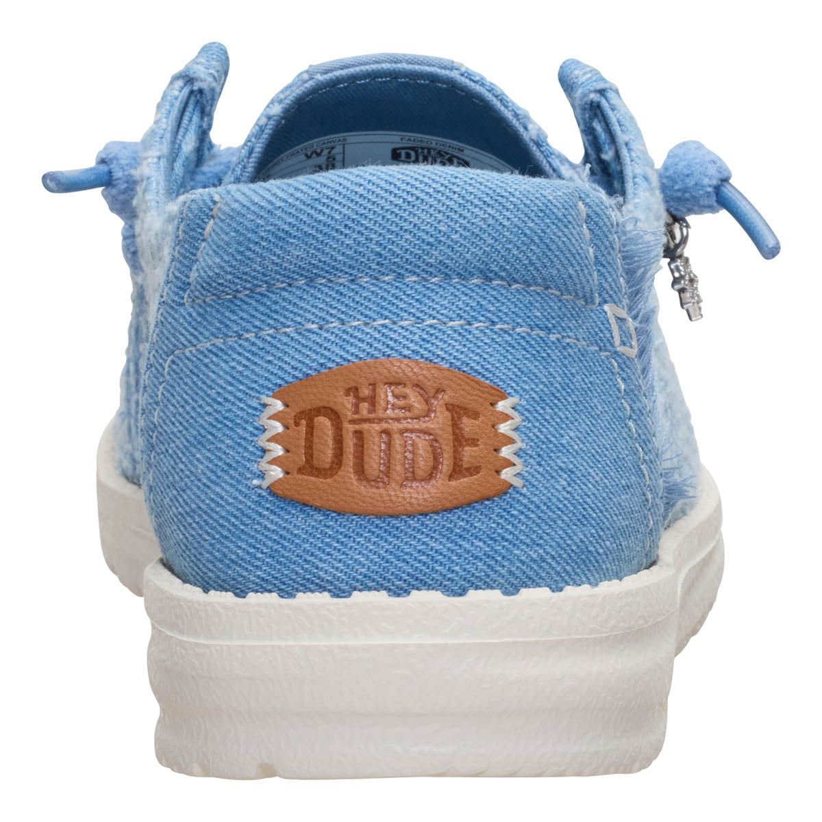 Wendy Frayed Canvas Damen - Faded Denim