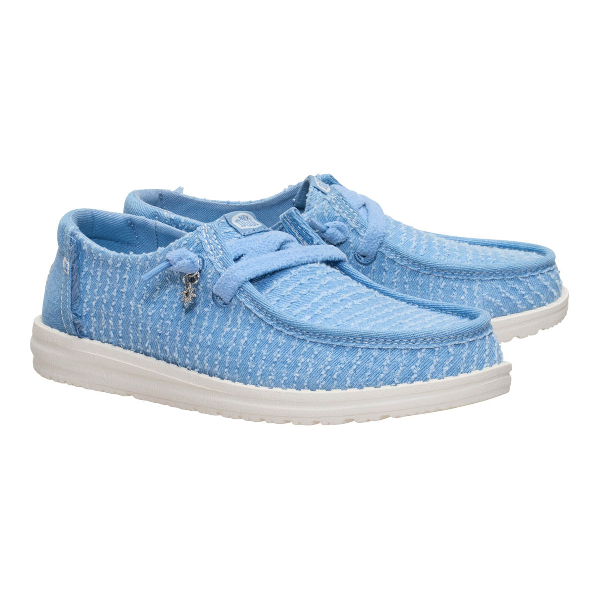 Wendy Frayed Canvas Damen - Faded Denim