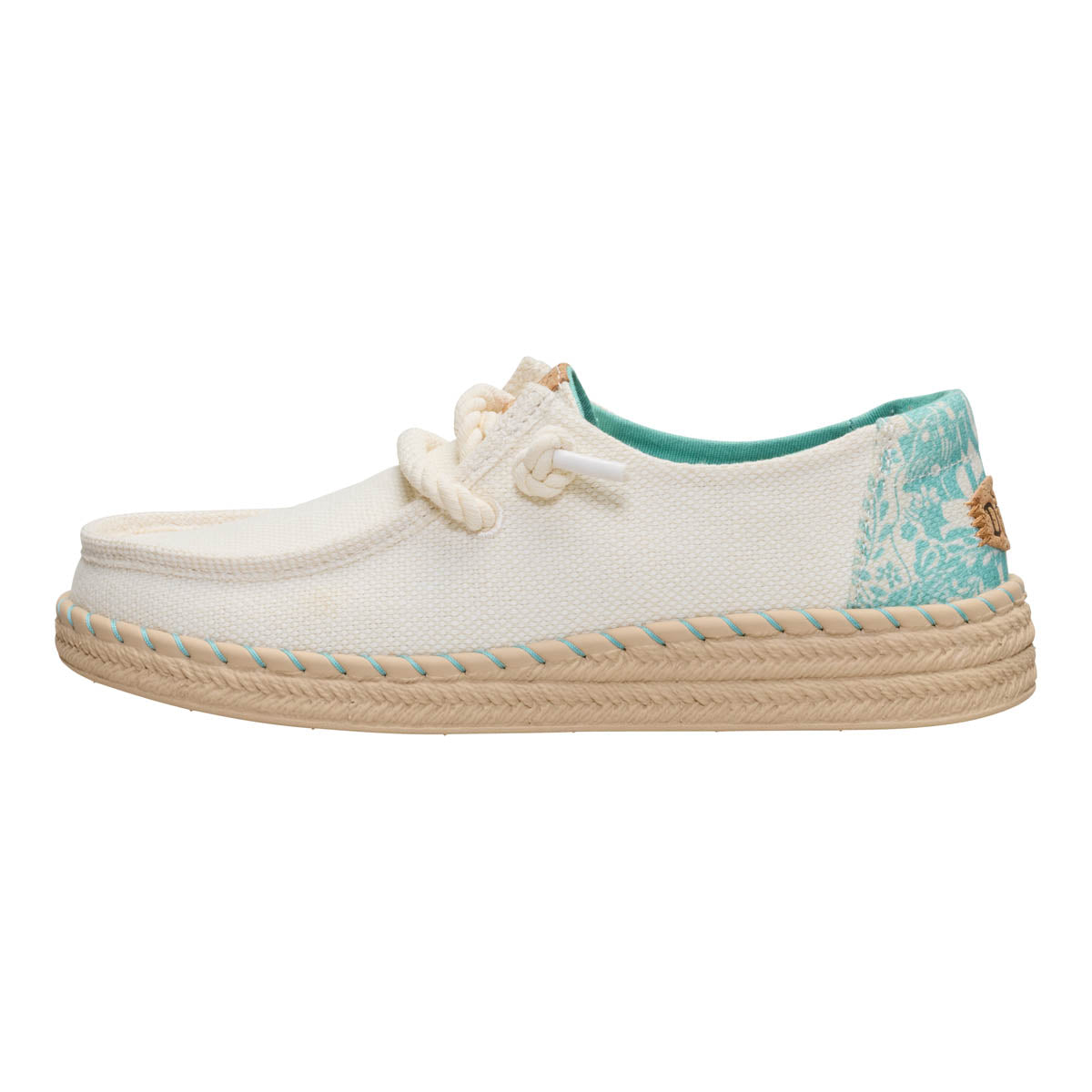 Wendy Espadrille Hibiscus Damen - Egret/Multi