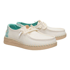Wendy Espadrille Hibiscus Damen - Egret/Multi