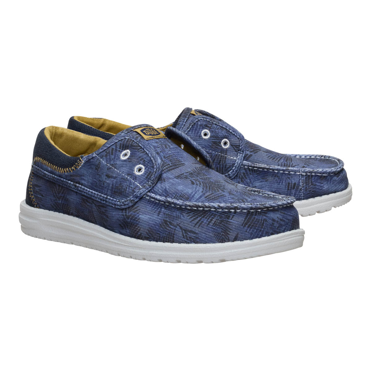 Wally Cru Washed Palm Herren - Navy Blazer/Multi