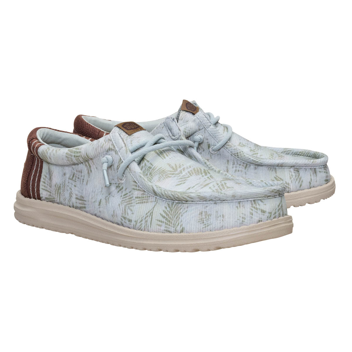 Wally Washed Palm Herren - Harbor Green/Multi