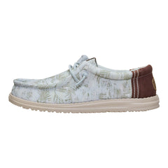 Wally Washed Palm Herren - Harbor Green/Multi