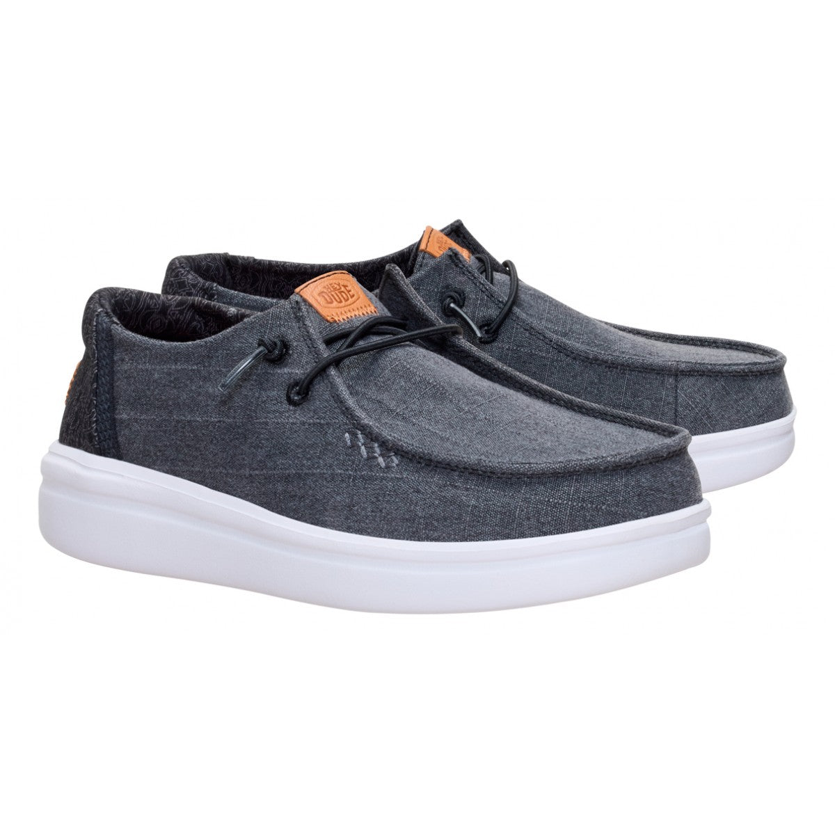 Wendy Rise Chambray Grid Damen - Black