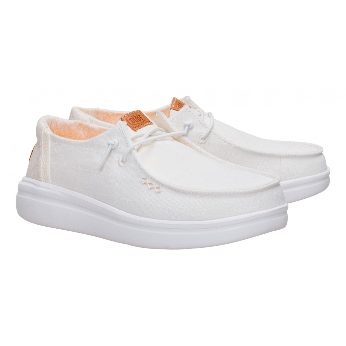 Wendy Rise Chambray Grid Damen - Snow White