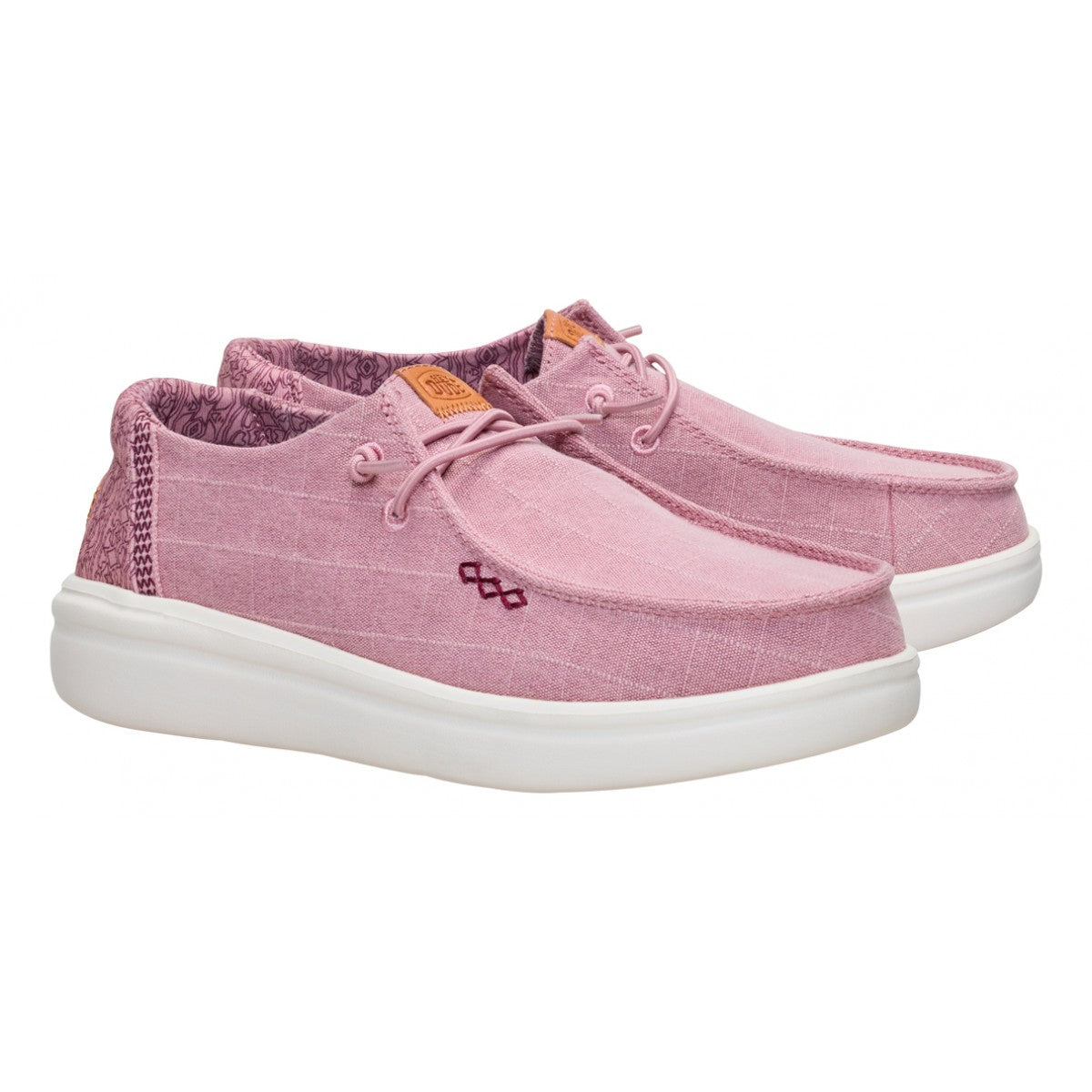 Wendy Rise Chambray Grid Damen - Rose Purple