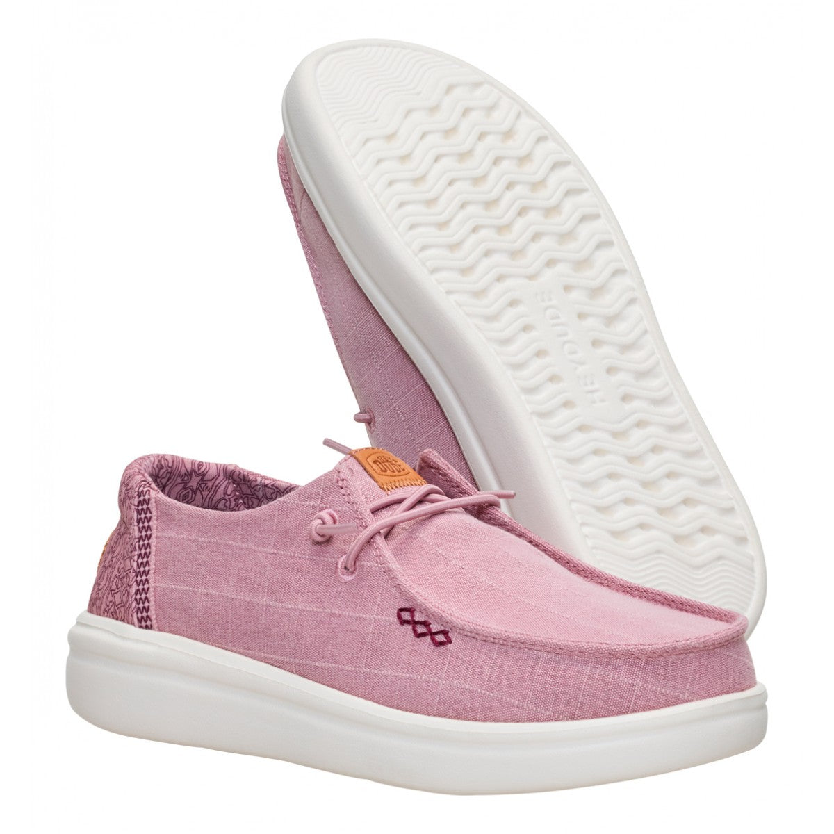 Wendy Rise Chambray Grid Damen - Rose Purple
