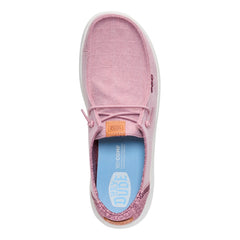 Wendy Rise Chambray Grid Damen - Rose Purple