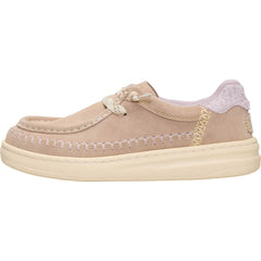 Harper Moc Crafted Suede Damen - Sesame