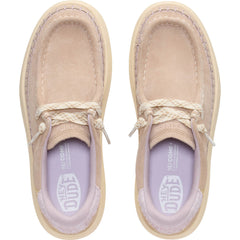 Harper Moc Crafted Suede Damen - Sesame