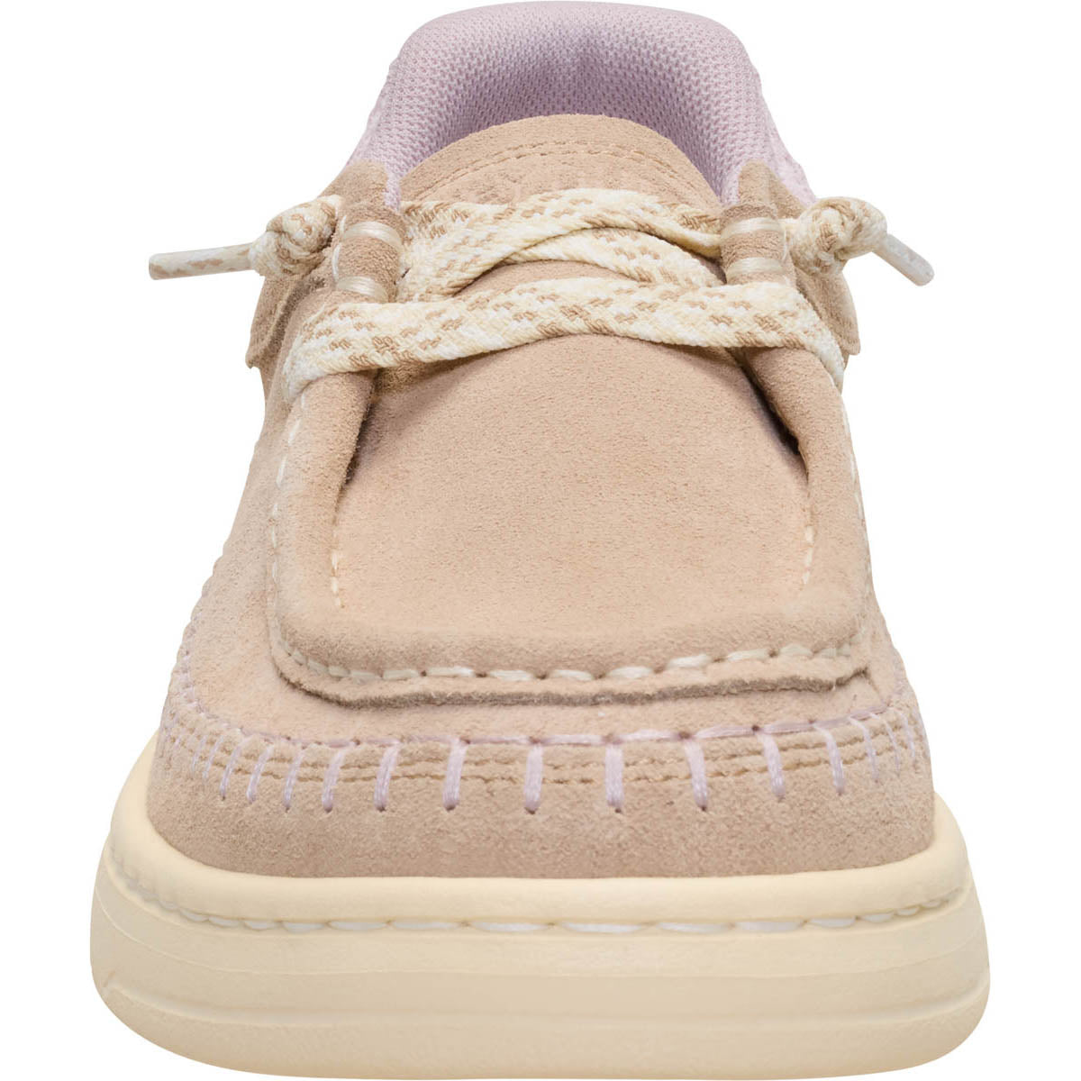 Harper Moc Crafted Suede Damen - Sesame