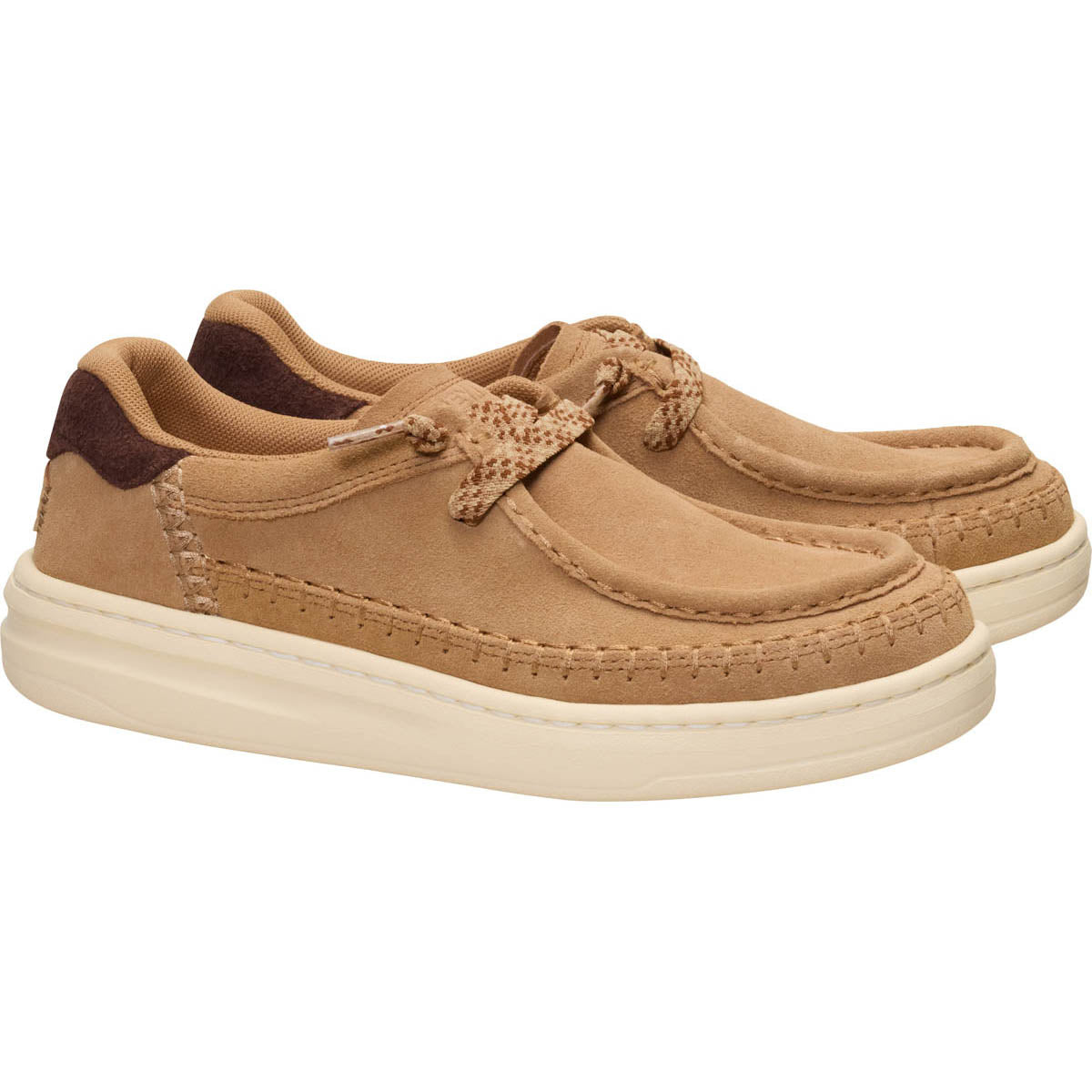 Harper Moc Crafted Suede Damen - Tan