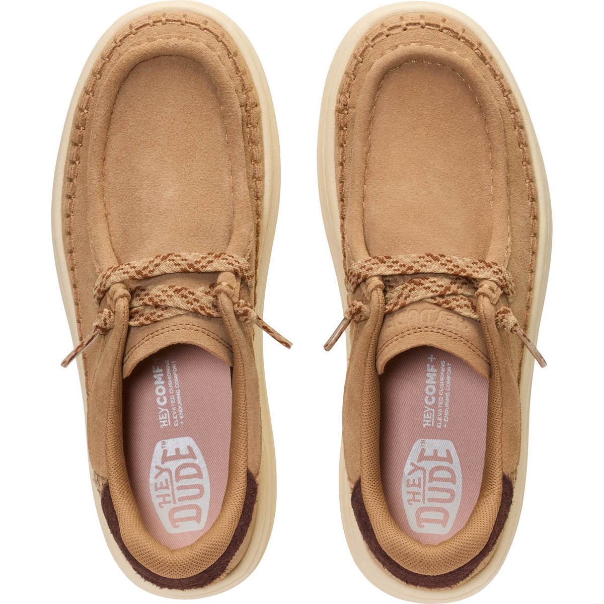 Harper Moc Crafted Suede Damen - Tan