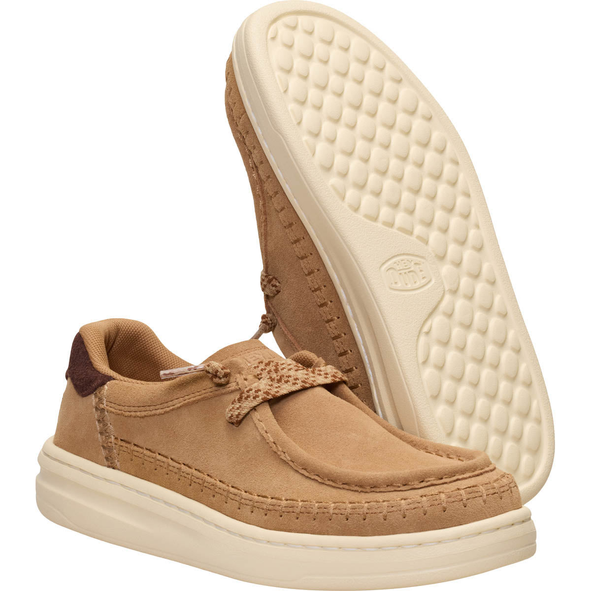 Harper Moc Crafted Suede Damen - Tan