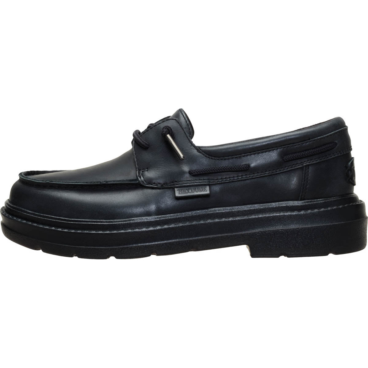 Sienna Boat Leather  Damen - Black/Black