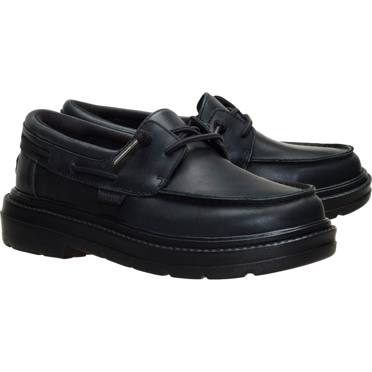 Sienna Boat Leather  Damen - Black/Black